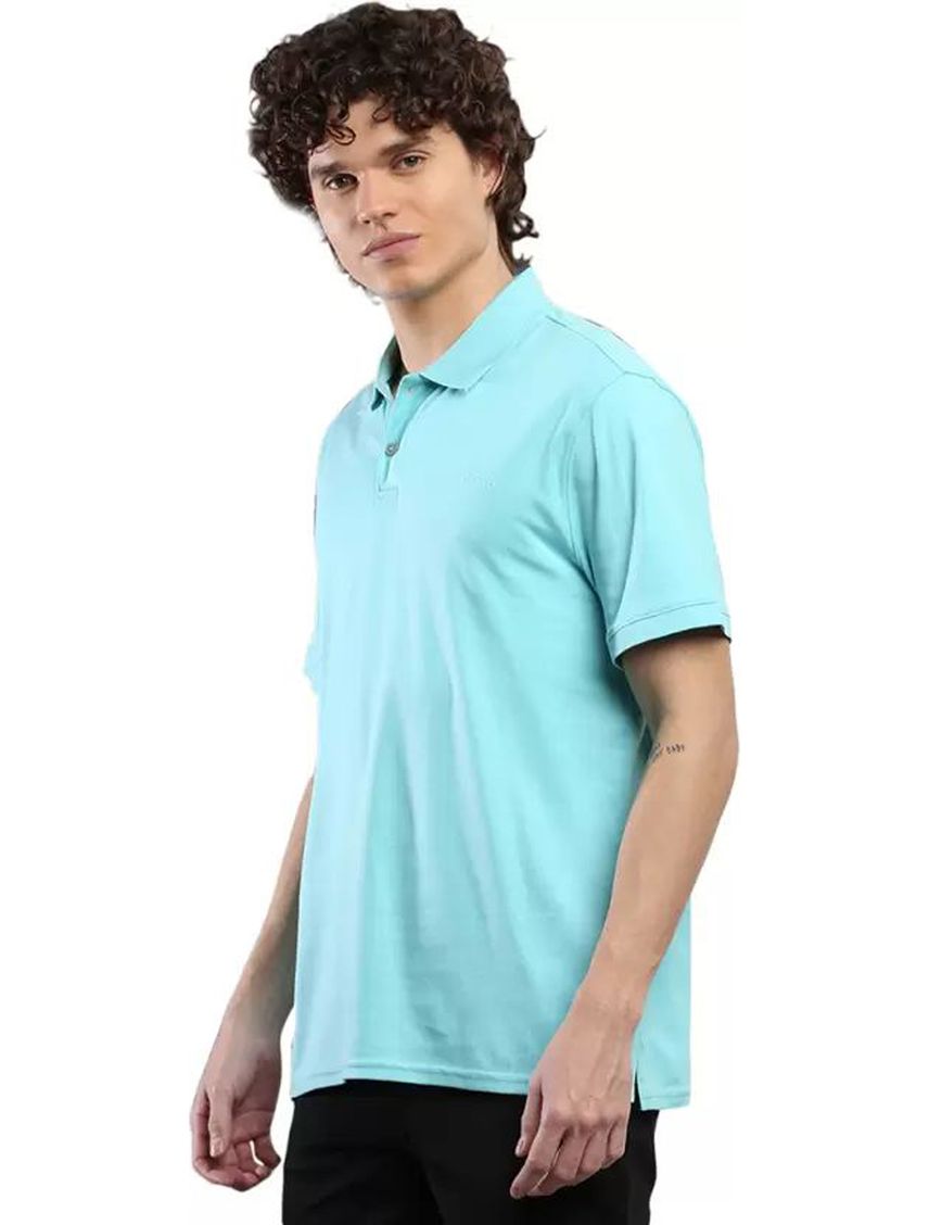 POLO MANGA CORTA  SS LIQUID TOUCH INTERLOCK SOLI CK