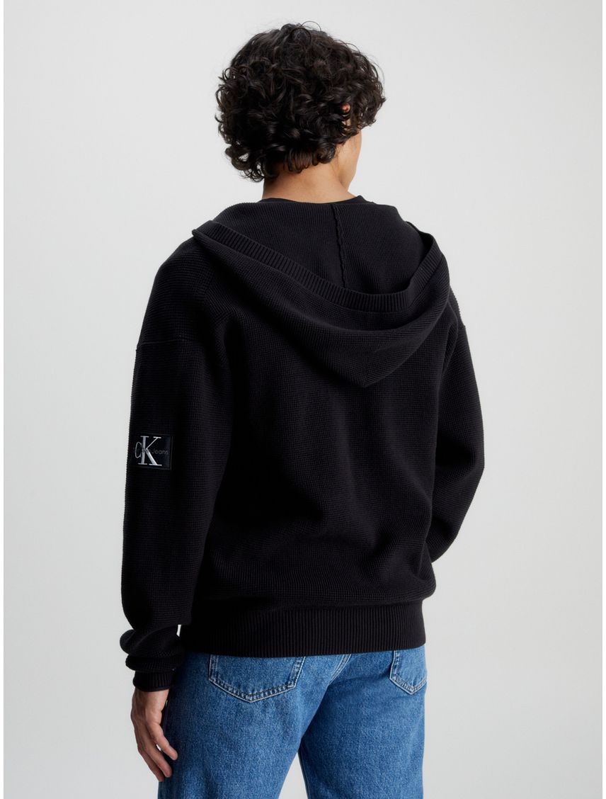 BADGE SWEATER HOODIE CK