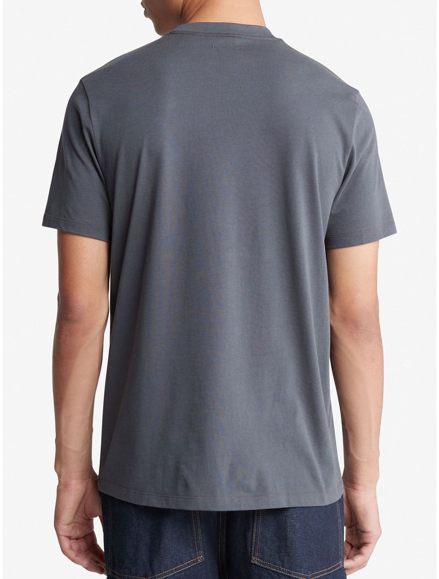 SS SMOOTH CTTN SOLID CREWNK TE CK