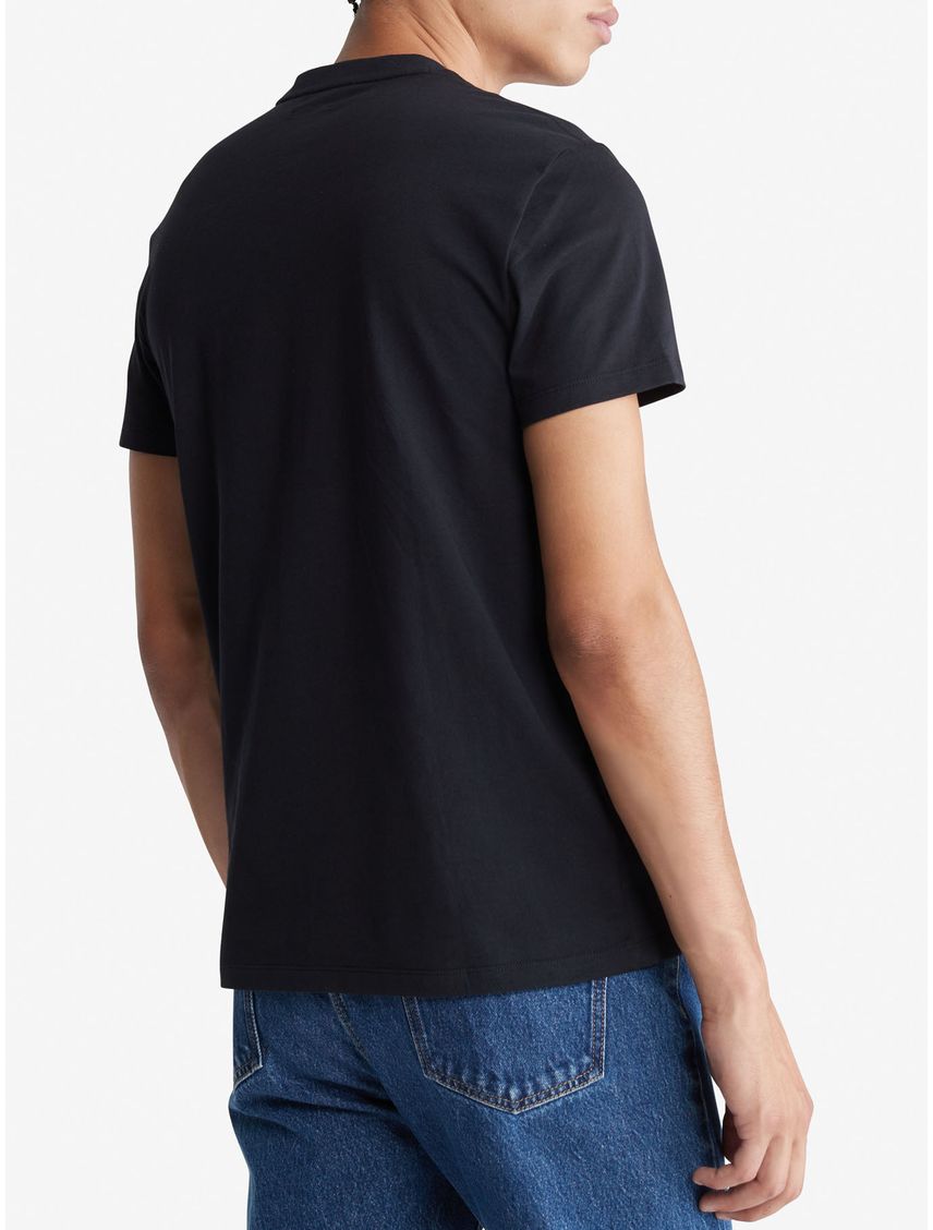 SS SMOOTH CTTN SLIM SOLID CREW CK