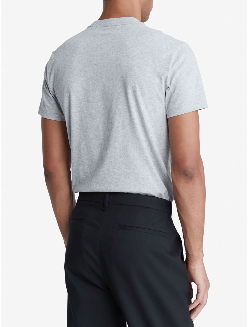 SS SMOOTH CTTN SLIM SOLID CREW CK