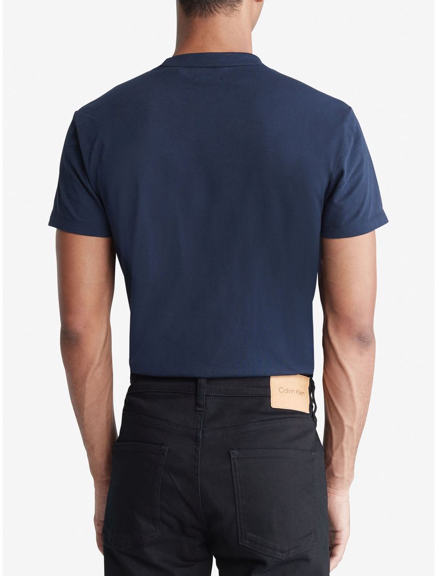 SS SMOOTH CTTN SLIM SOLID CREW CK