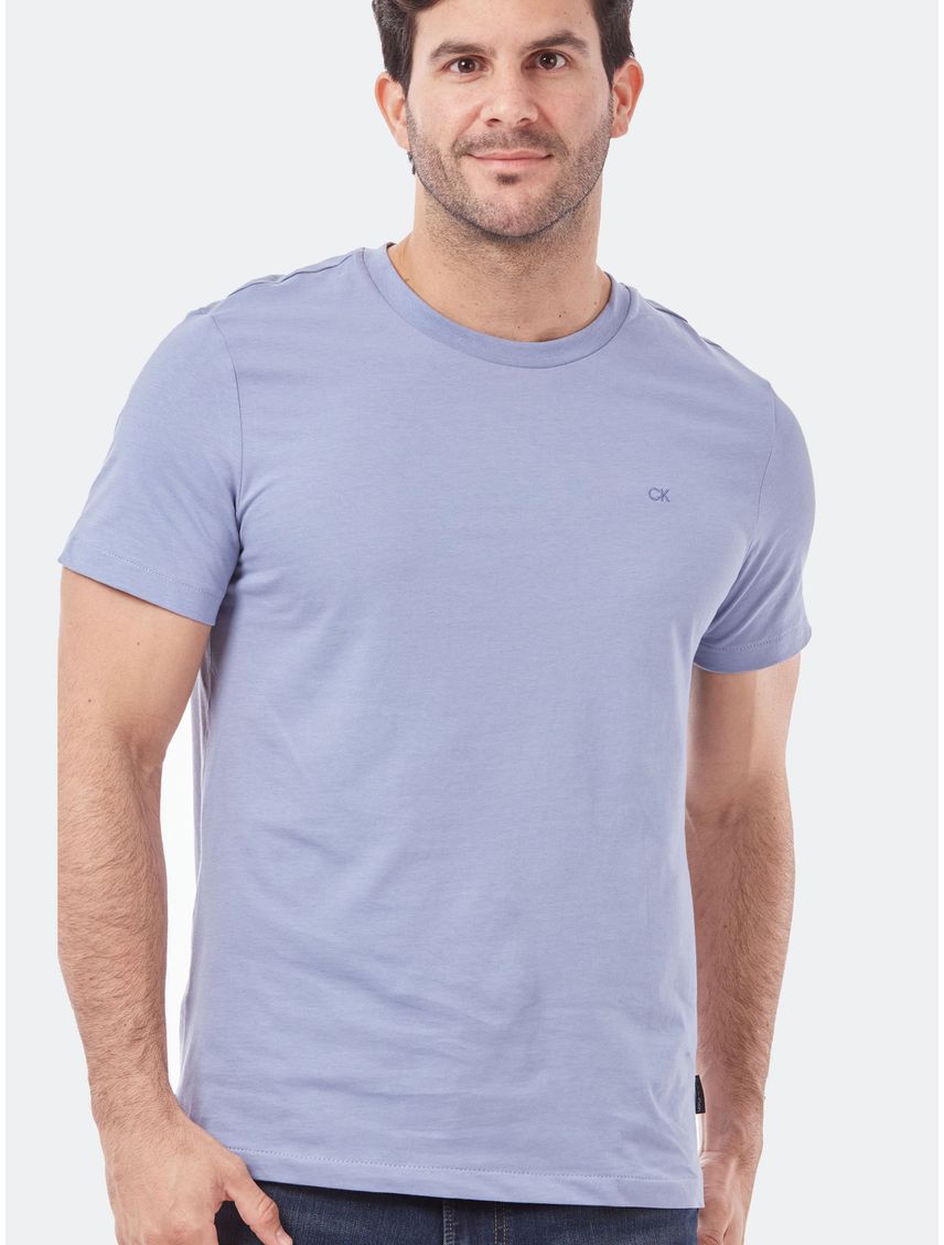 CAMISETA SS SOLID LIQUID CREWNK TEE CK
