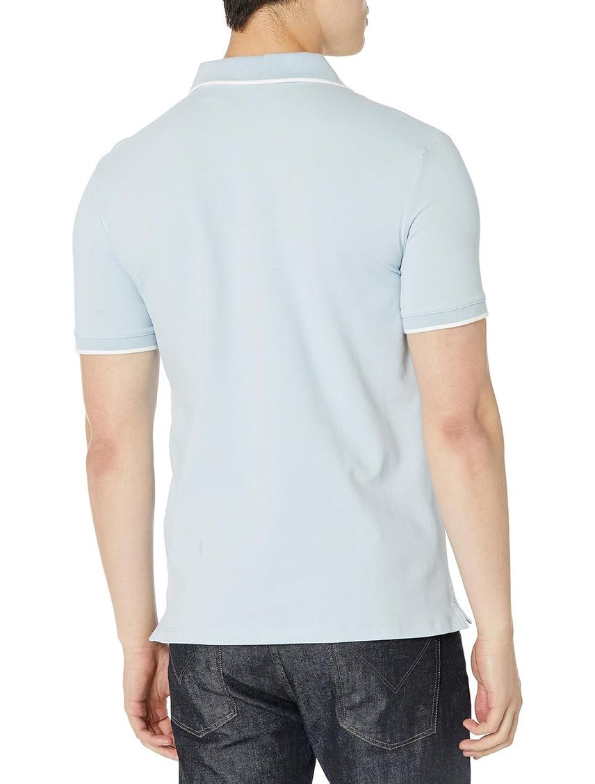 POLO SS STRETCH PIQUE SOLID TIPPED CK