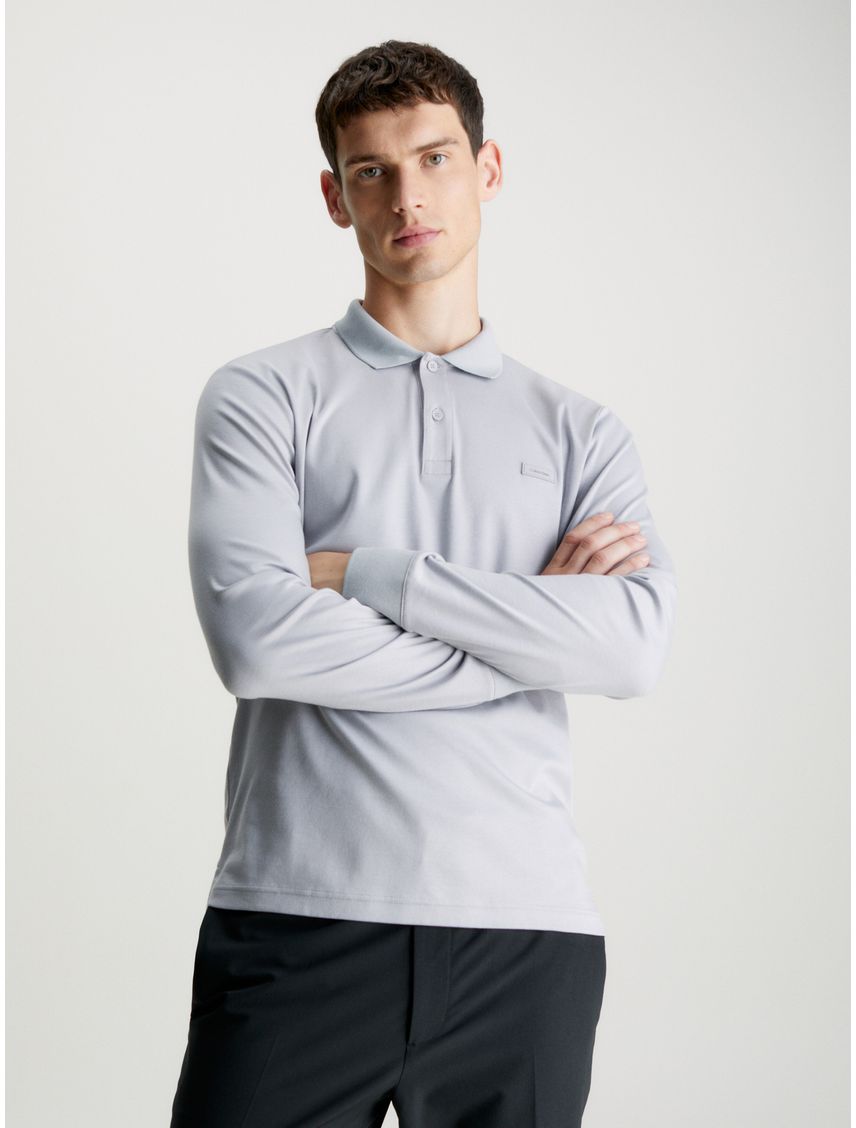 POLO SMOOTH COTTON SLIM LS CK