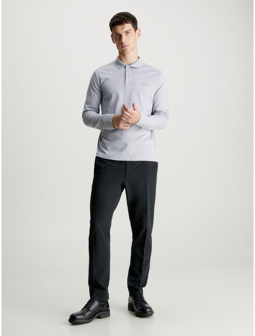 POLO SMOOTH COTTON SLIM LS CK