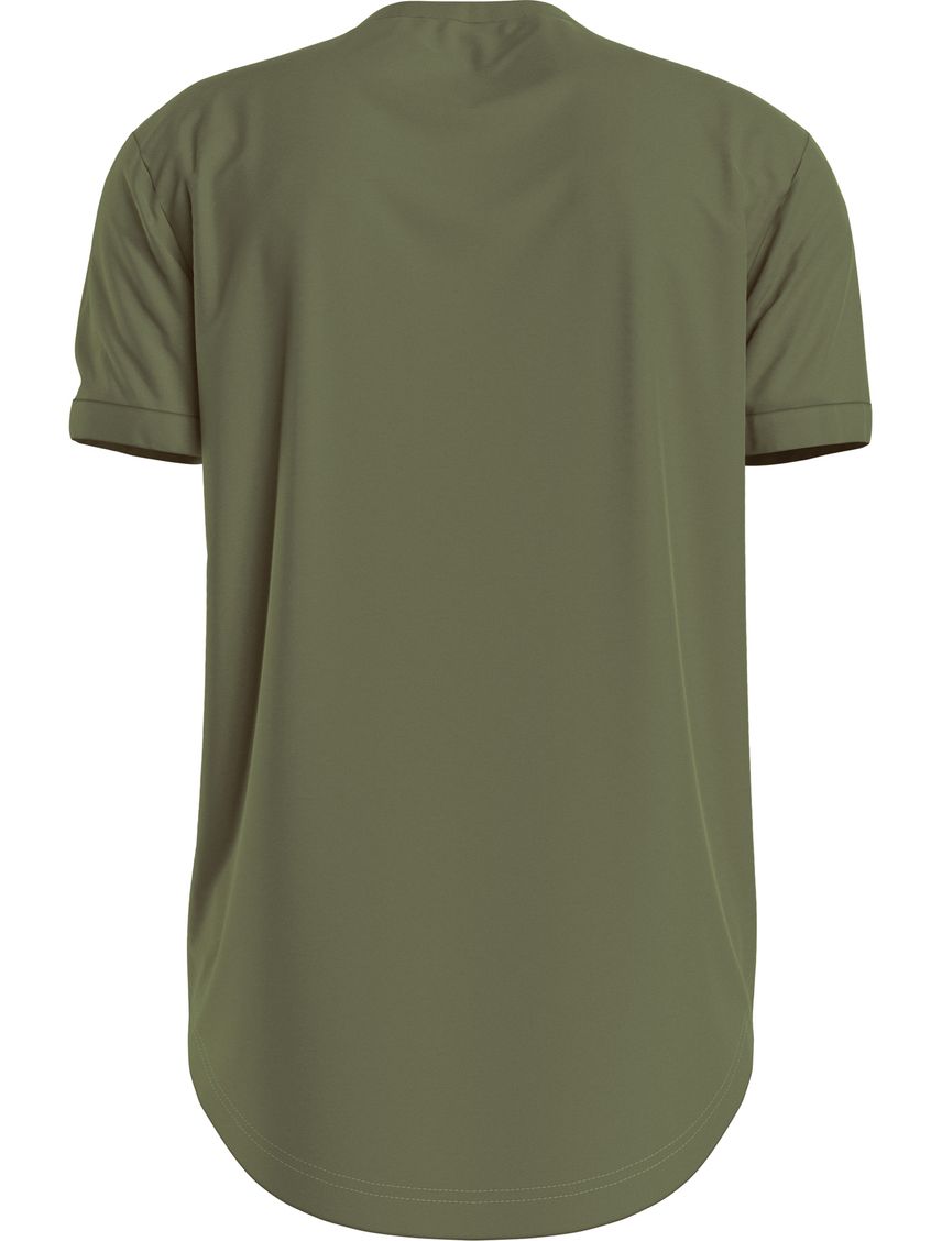 CAMISETA BADGE TURN UP SLEEVE CK
