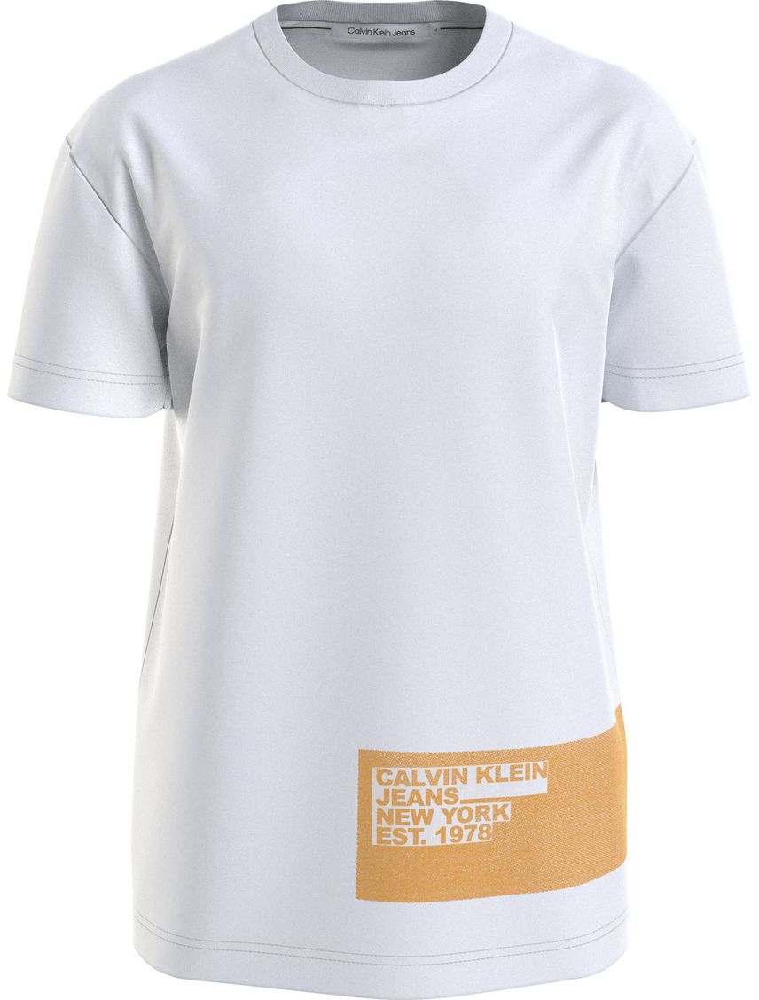 CAMISETA STENCIL BLOCKING LOGO TEE CK