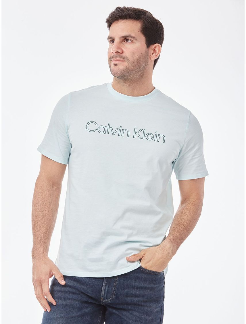 CAMISETA SS TRAVELING LOGO CREWNK TEE CK