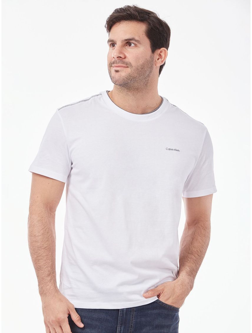 CAMISETA SS SHOULDER TAPING TEE CK