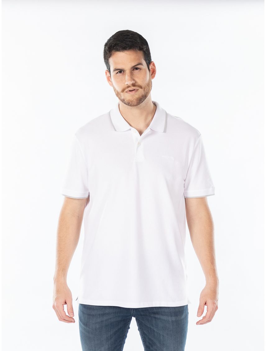 STRETCH PIQUE SOLID TIPPED CK