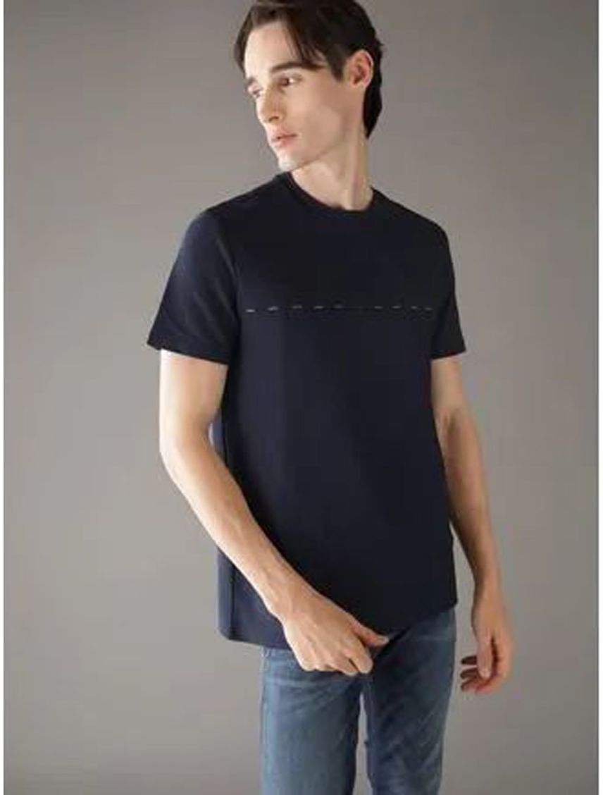 CAMISETA SS ANGLED LOGO PIPING PIQUE CK