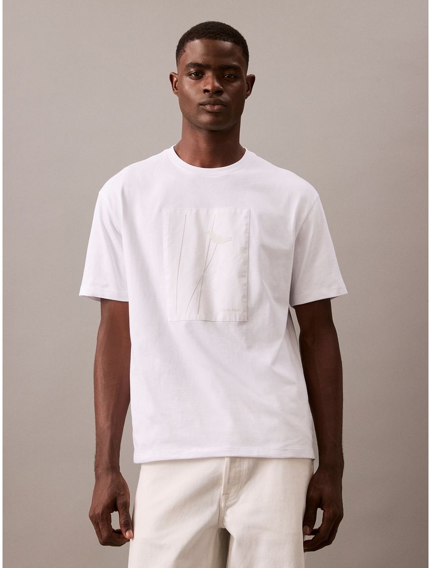 CAMISETA SS MXD MEDIA FLWR CREWNK HVYWT CK