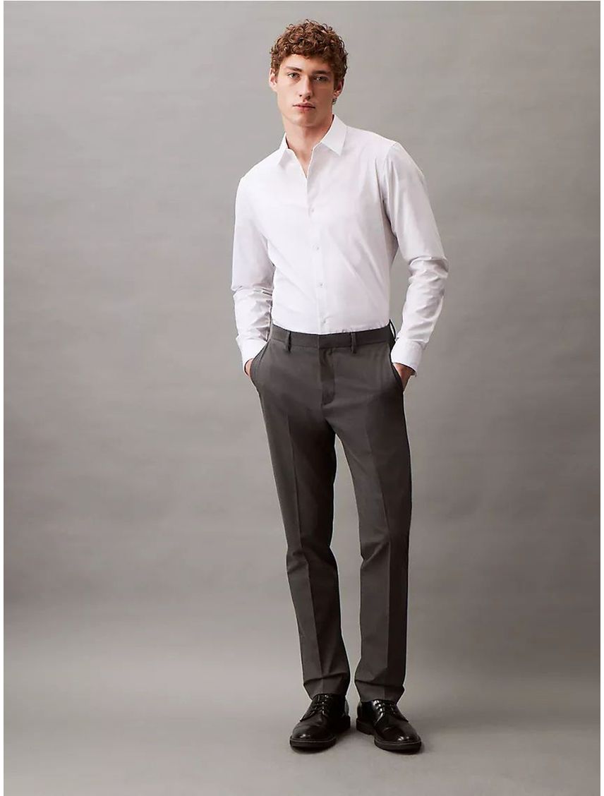 CAMISA LS SOLID TECH STRETCH SLIM SHI CK