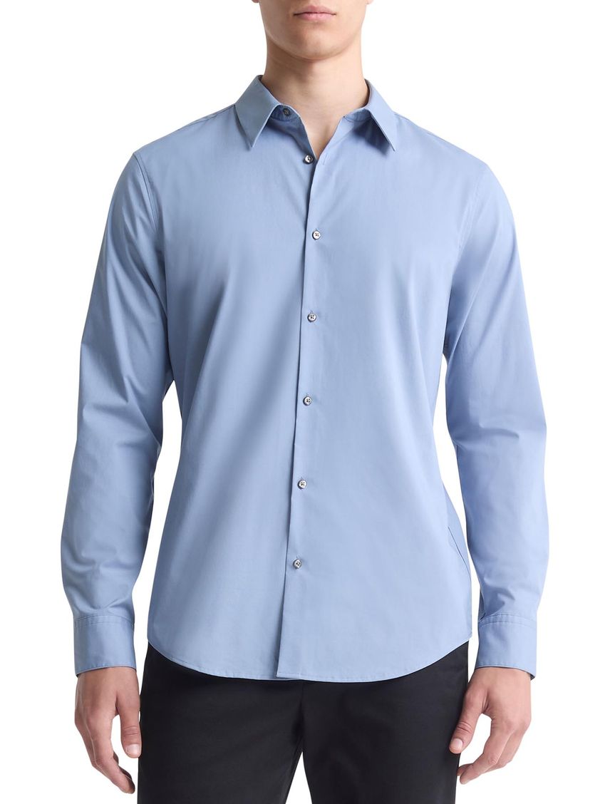 CAMISA LS SOLID TECH STRETCH SLIM SHI CK