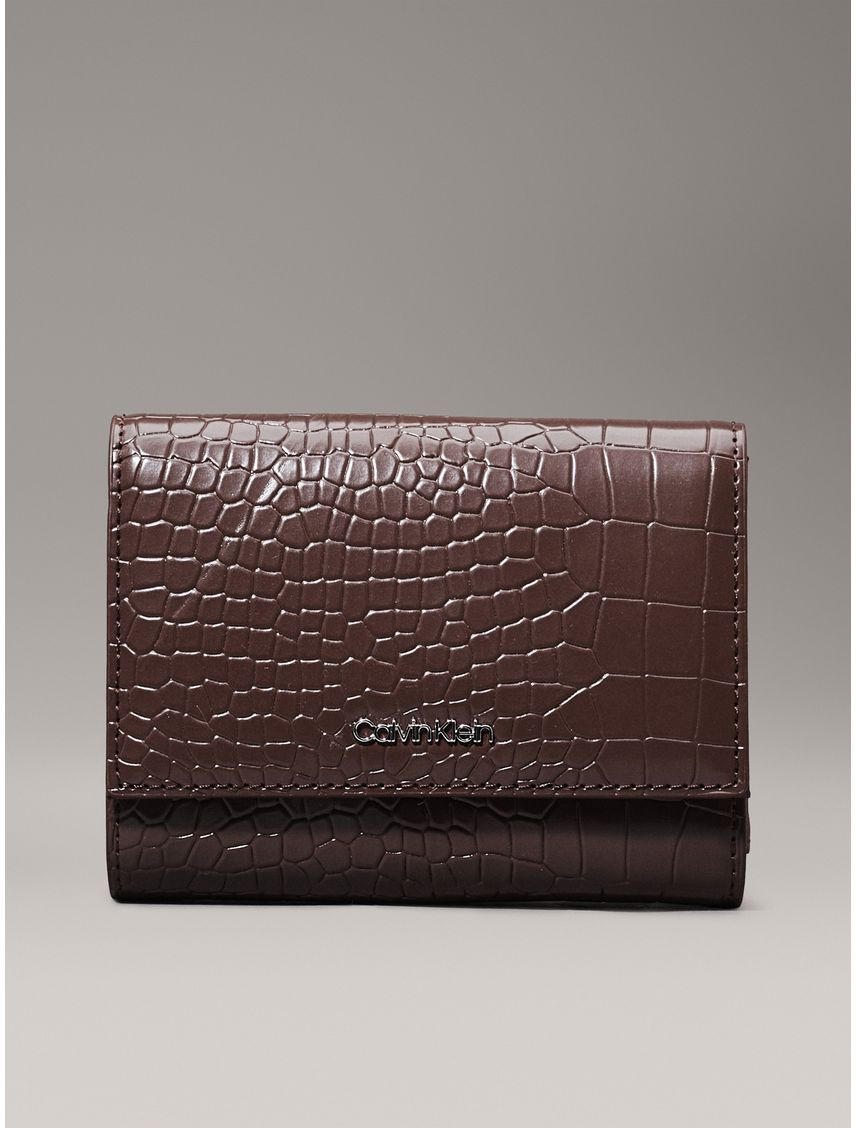 BILLETERA CK MUST MD TRIFOLD W/ZIP_CROCO