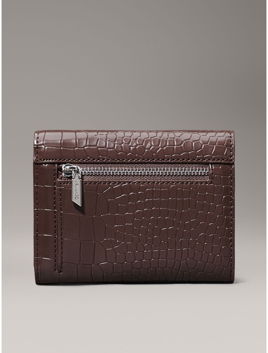 BILLETERA CK MUST MD TRIFOLD W/ZIP_CROCO