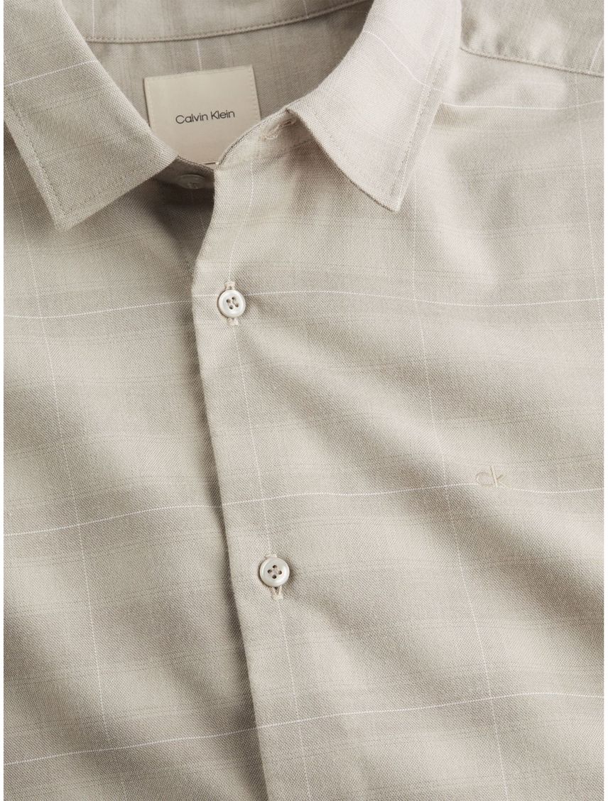CAMISA SOFT TWILL SHADOW CHECK SHIRT CK