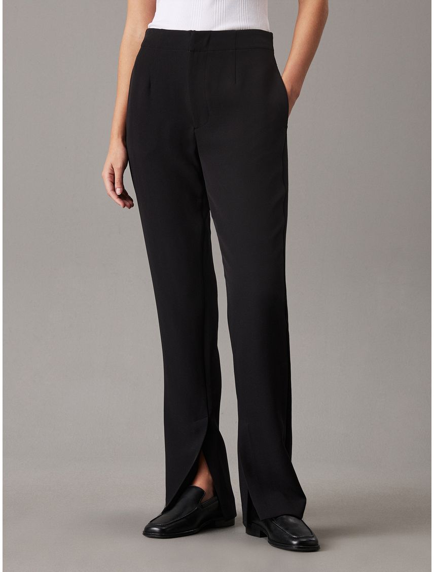 PANTALON SPLIT HEM SLIM LEG PANT CK