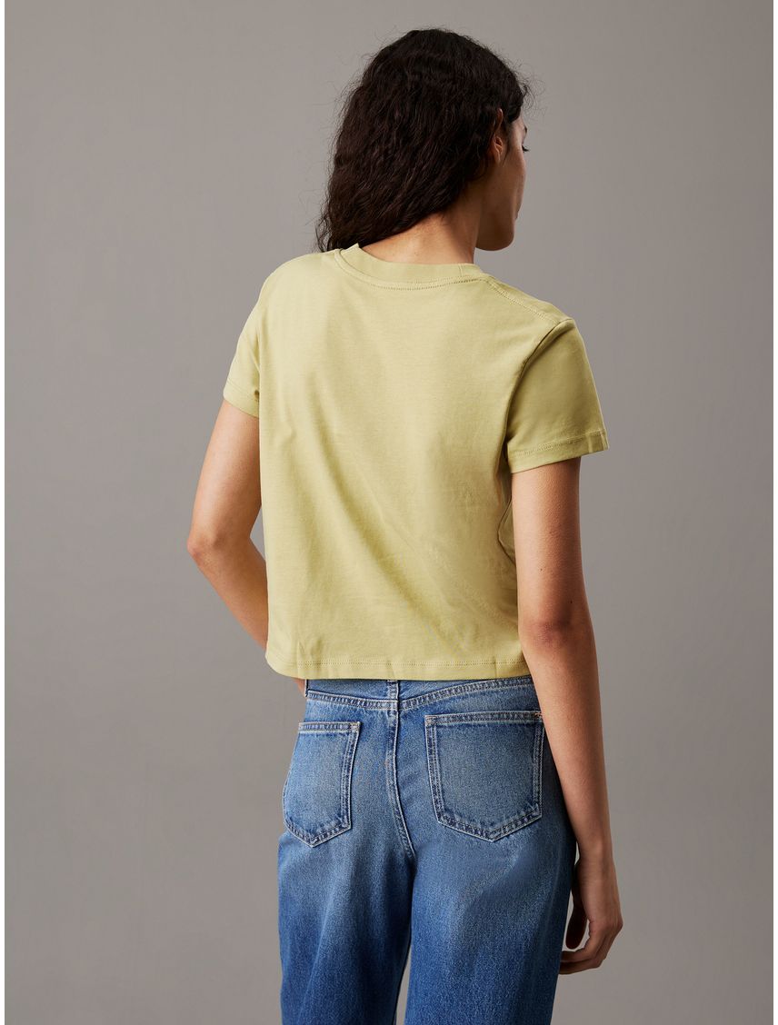 CAMISETA SCRIPT INSTITUTIONAL BABY TEE CK