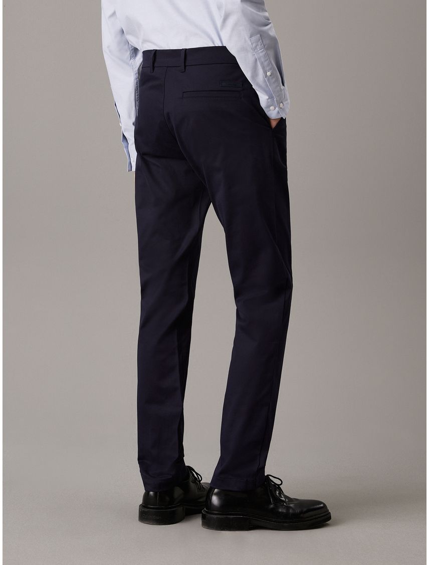 PANTALON SATEEN STRETCH SLIM CHINO CK