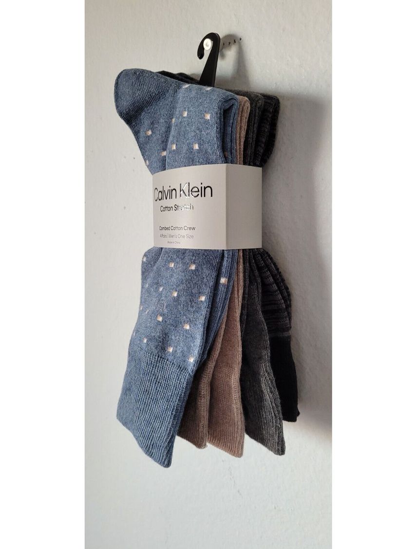 MEDIAS MEN'S 4PK DRESS CREW CK