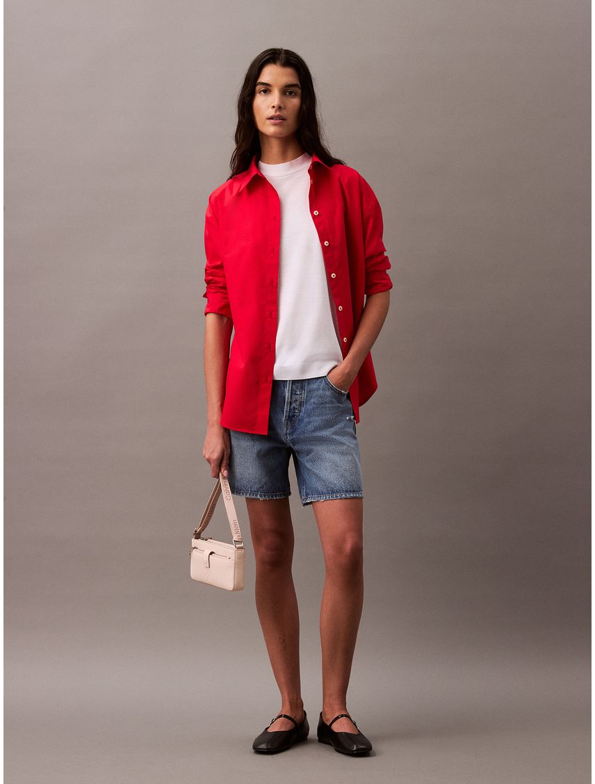 CAMISETA SS SILK TOUCH FINE KNIT MOCK N CK
