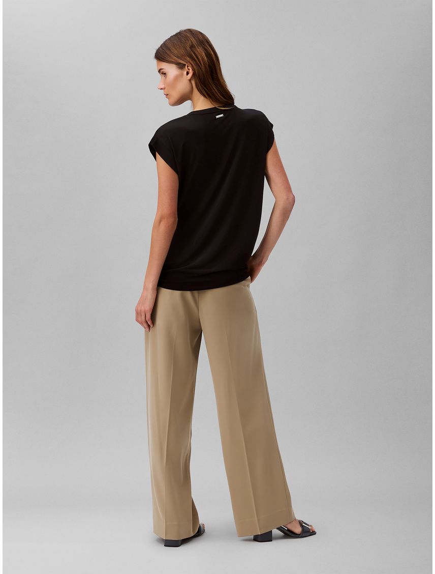 CAMISETA SLVLS DRAPE FRONT STRETCH JERS CK