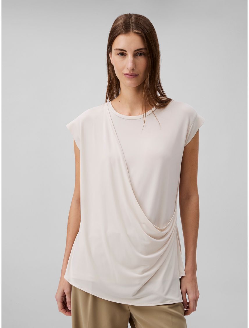 CAMISETA SLVLS DRAPE FRONT STRETCH JERS CK