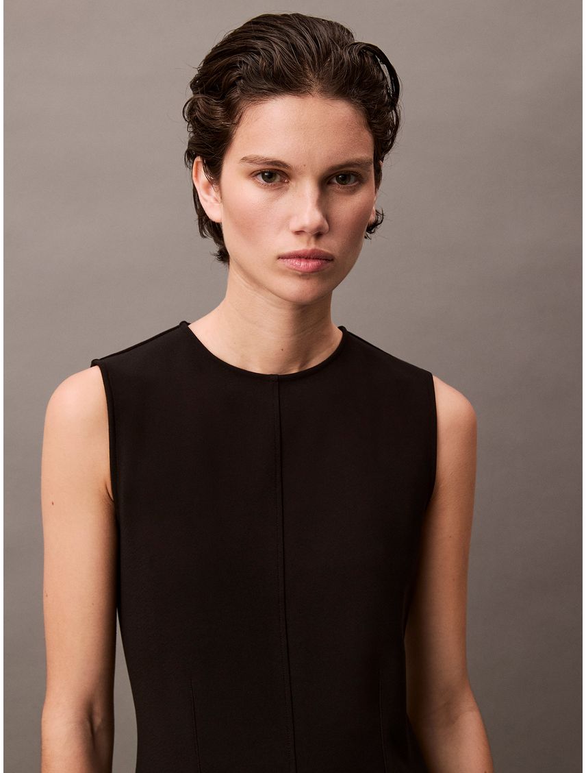 BLUSA KNIT CREPE TUNIC CK