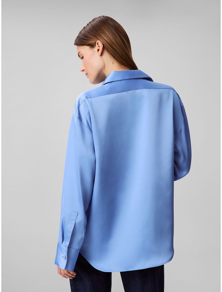 BLUSA MATTE SHINE SATIN BUTTONDOWN S CK