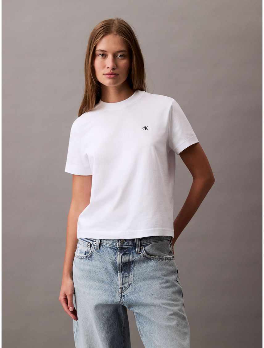 CAMISETA SS ARCHIVE LOGO CREWNK TEE. CK
