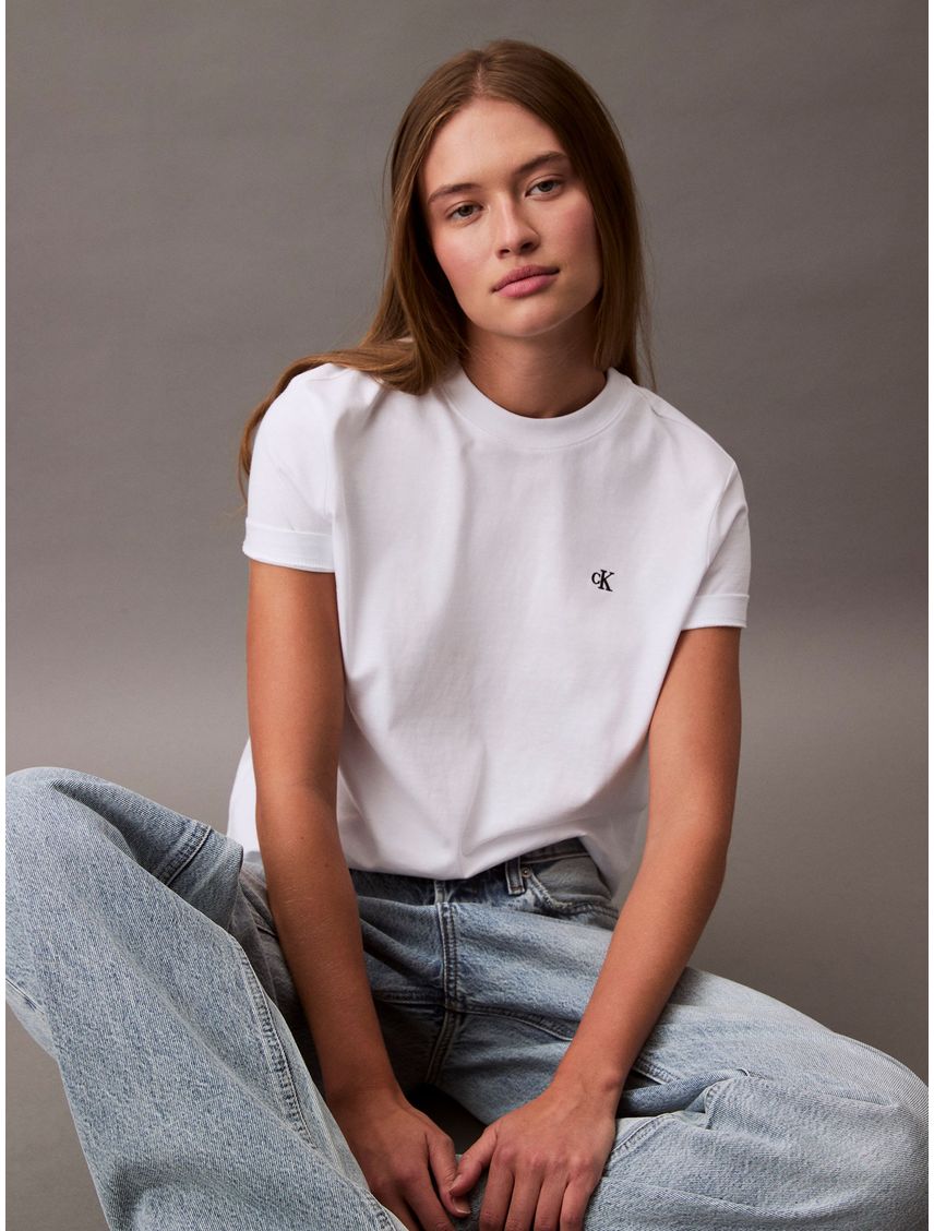 CAMISETA SS ARCHIVE LOGO CREWNK TEE. CK