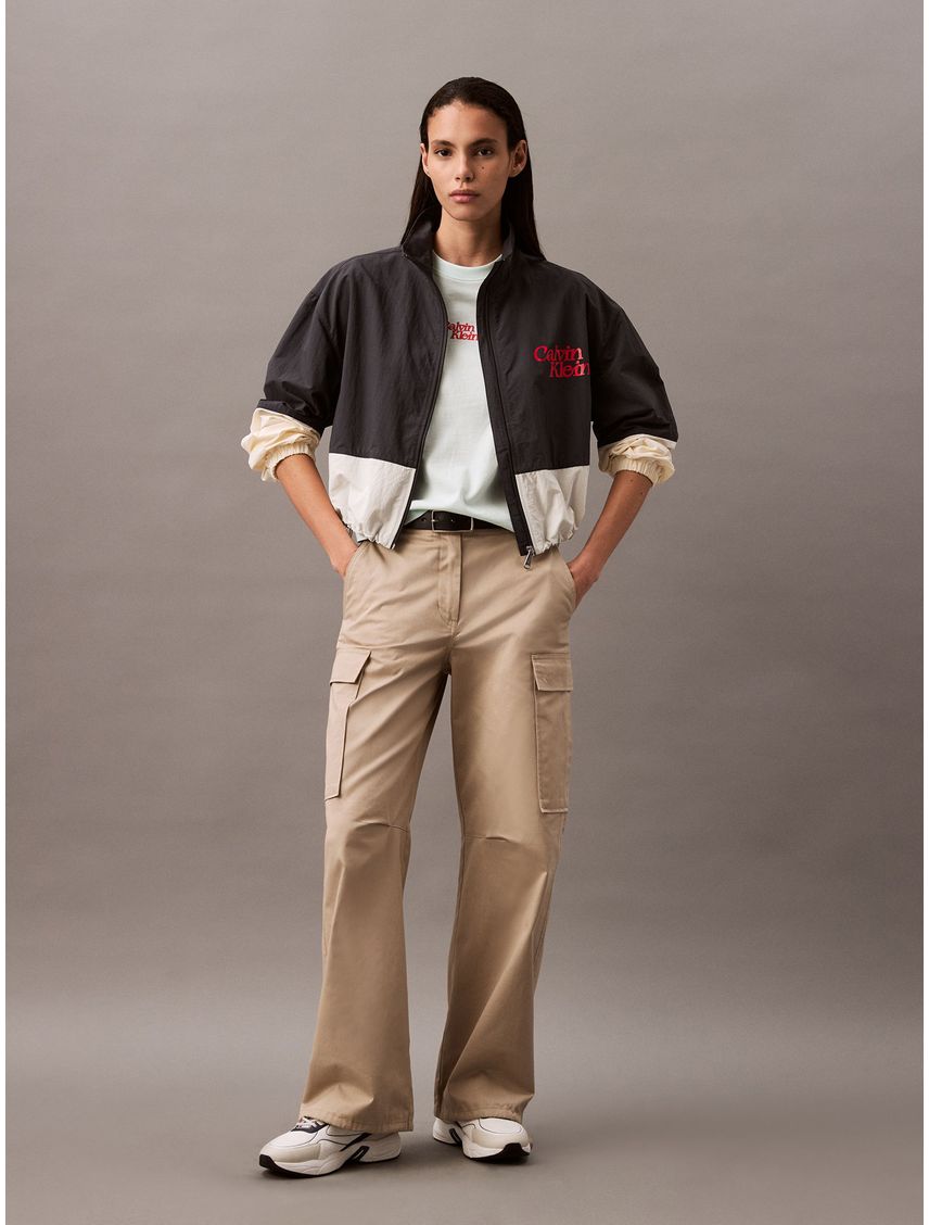 CAMISETA SS FLOCKED LOGO CREWNECK TEE CK