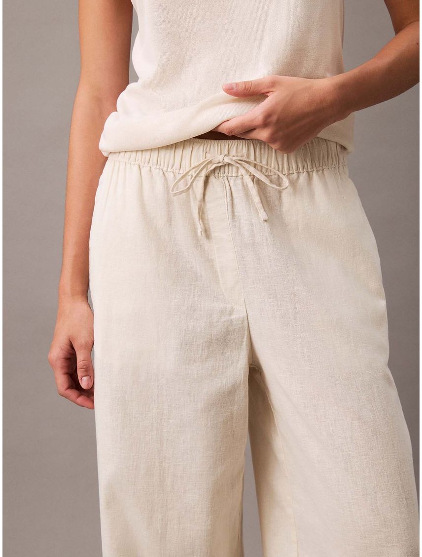 PANTALON LINEN PULL ON PANT CK