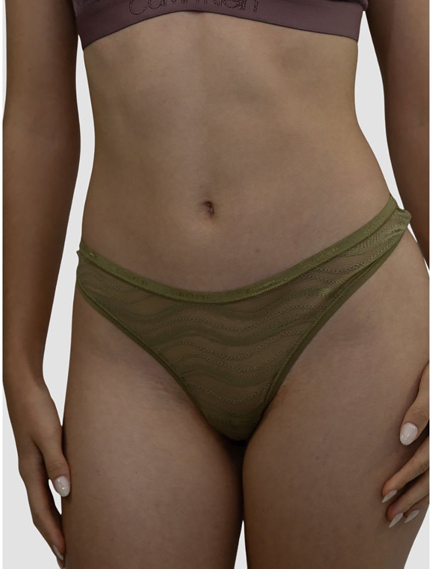 PANTY TABLE ALLOVER LACE - THONG (LOW RISE) CK