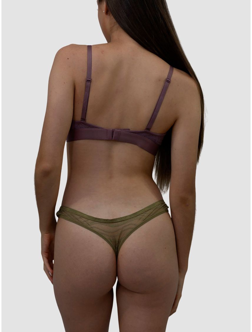 PANTY TABLE ALLOVER LACE - THONG (LOW RISE) CK