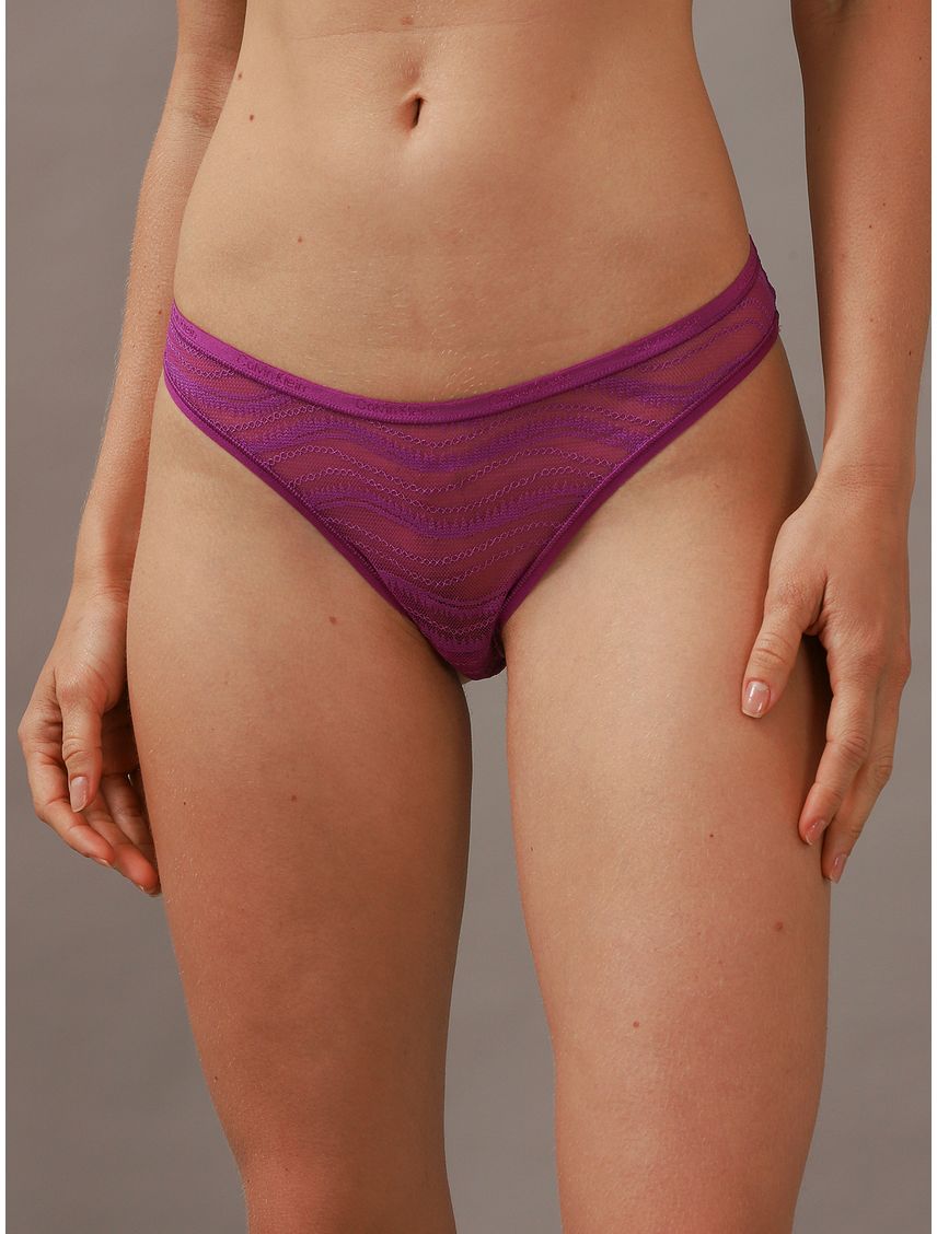 PANTY TABLE ALLOVER LACE - BIKINI CK