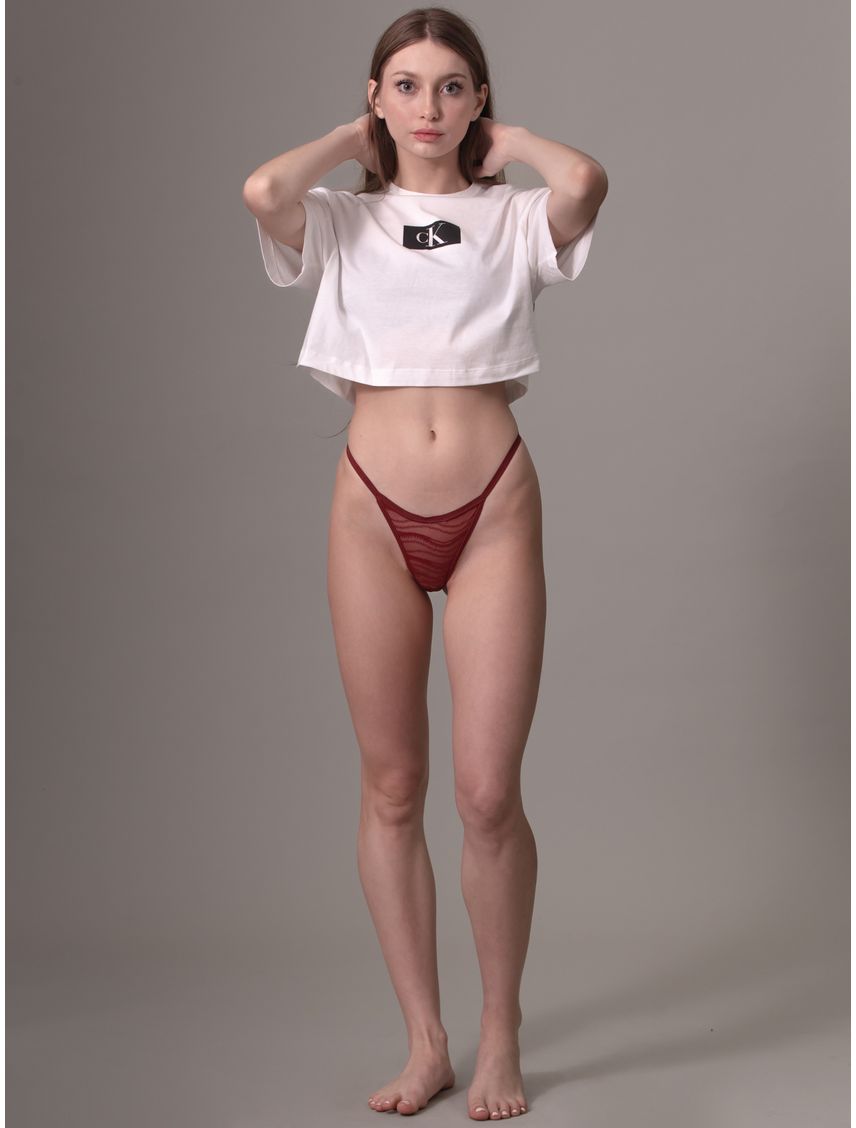 PANTY TABLE ALLOVER LACE - STRING THONG