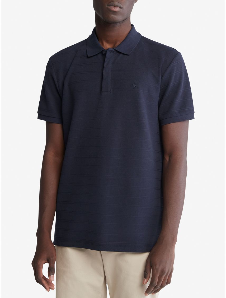 POLO SS OTTOMAN STRIPE CK