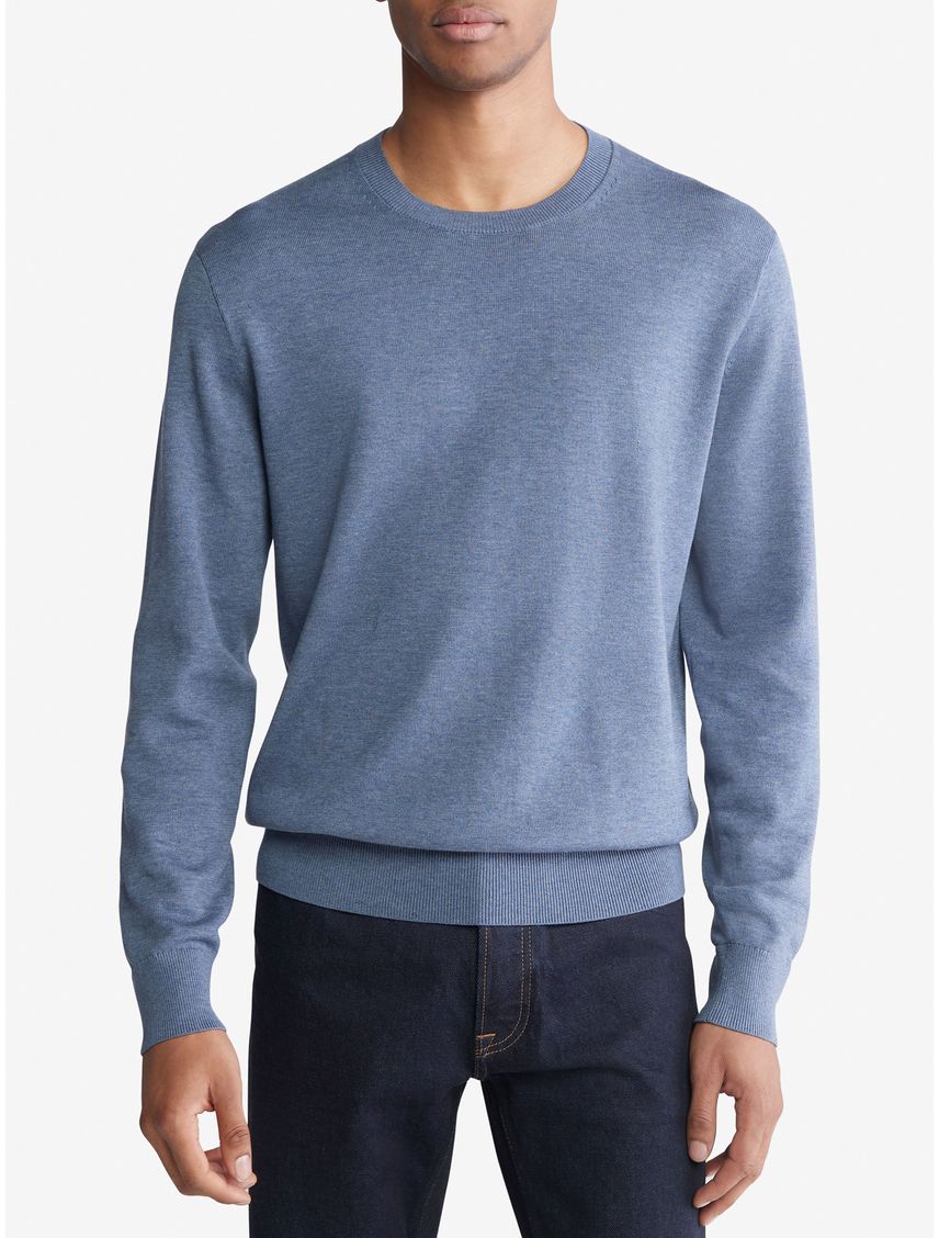 SWEATER LS SUPIMA COTTON CLASSIC CREWN CK