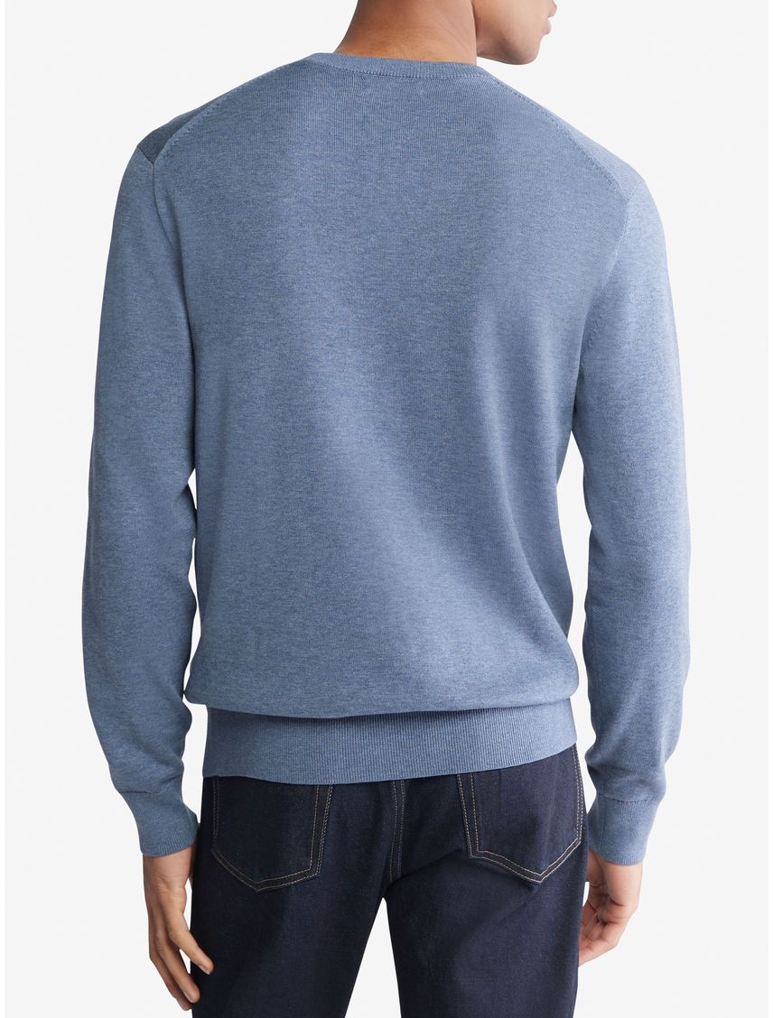 SWEATER LS SUPIMA COTTON CLASSIC CREWN CK