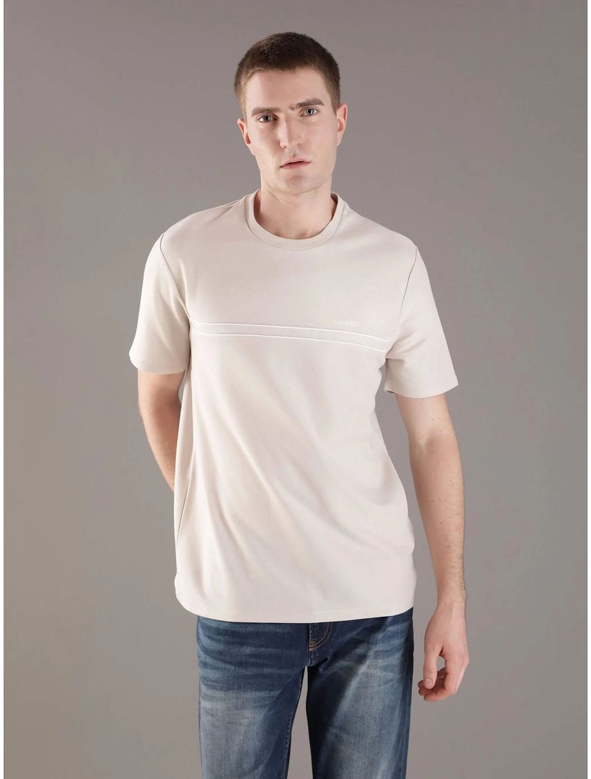 CAMISETA SS CONTRAST PIPING PIQUE TEE CK