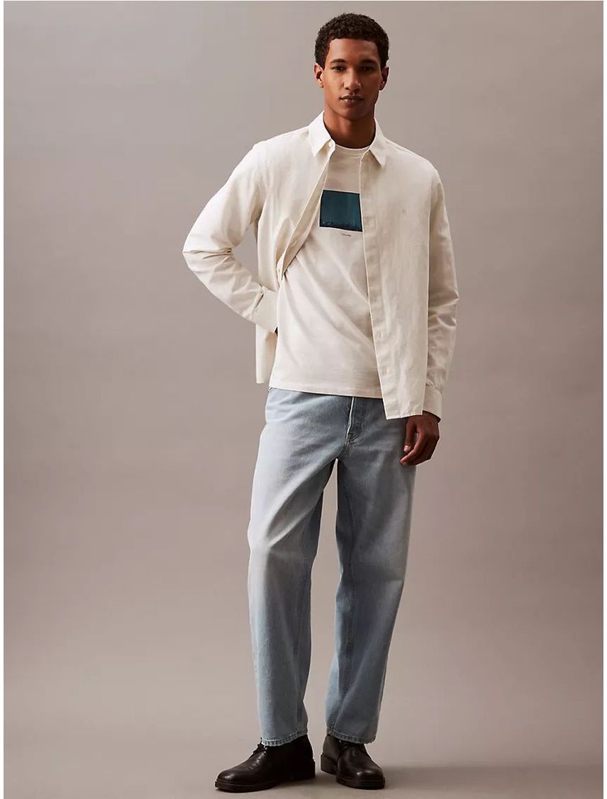 CAMISETA SS NYC DISTANT SKYLINE LOGO CR CK