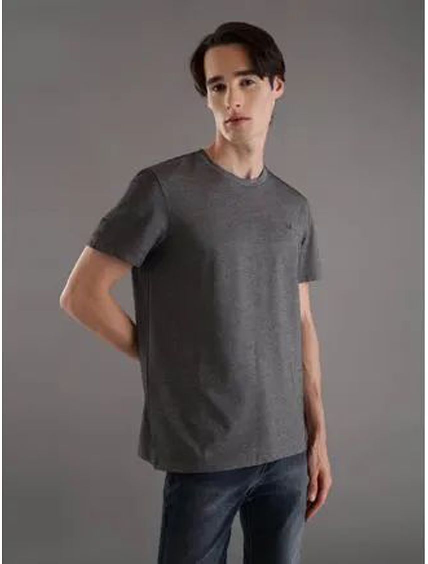 CAMISETA SS PLAITED BIRDSEYE JERSEY TEE CK