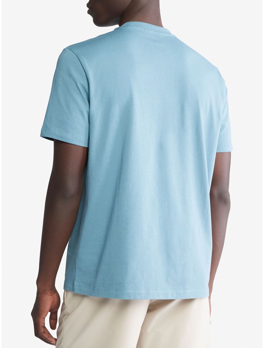 CAMISETA SS SMOOTH CTTN SOLID CREWNK TEE CK