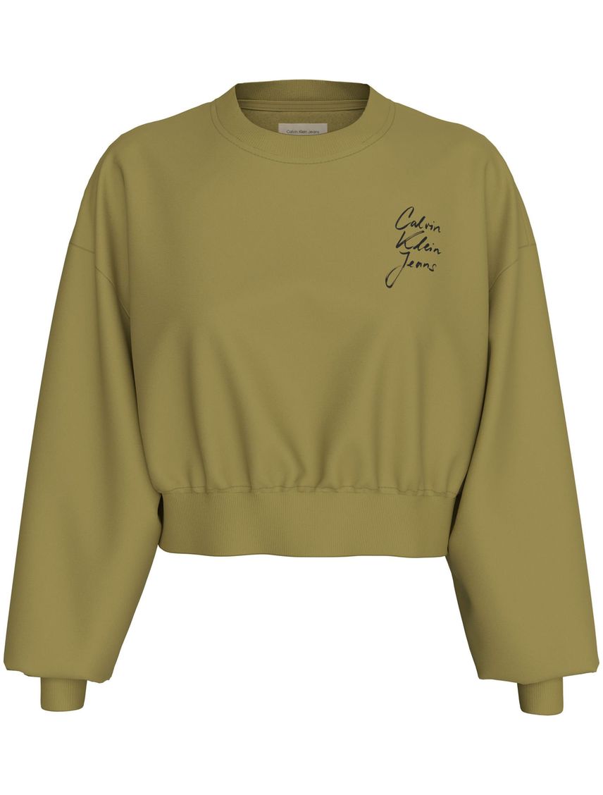 SWEATSHIRT SCRIPT INSTITUTIONAL CREWNECK CK