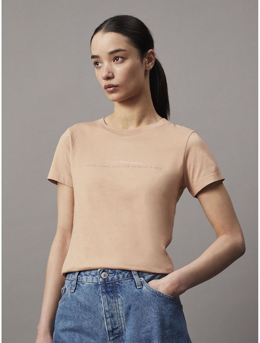 CAMISETA INSTITUTIONAL GRAPHIC SLIM TEE CK