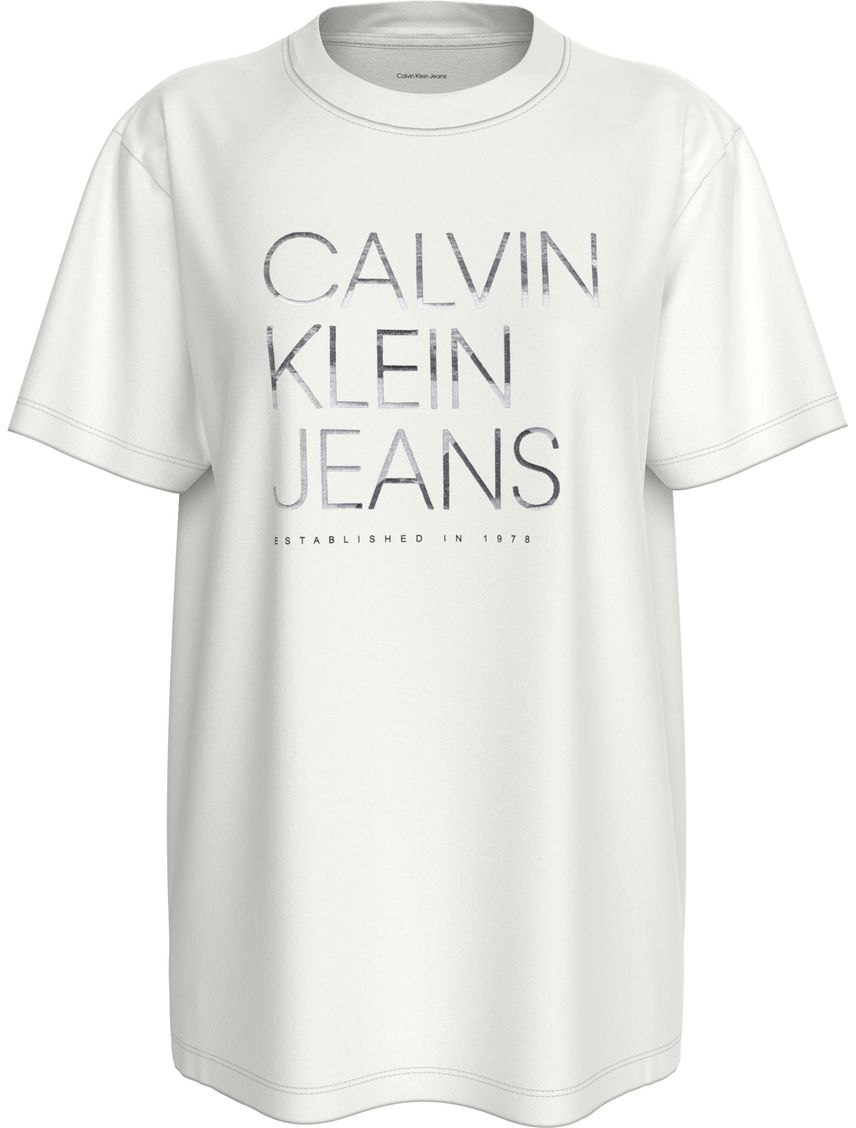 CAMISETA EMBROIDERED INSTITUTIONAL TEE CK