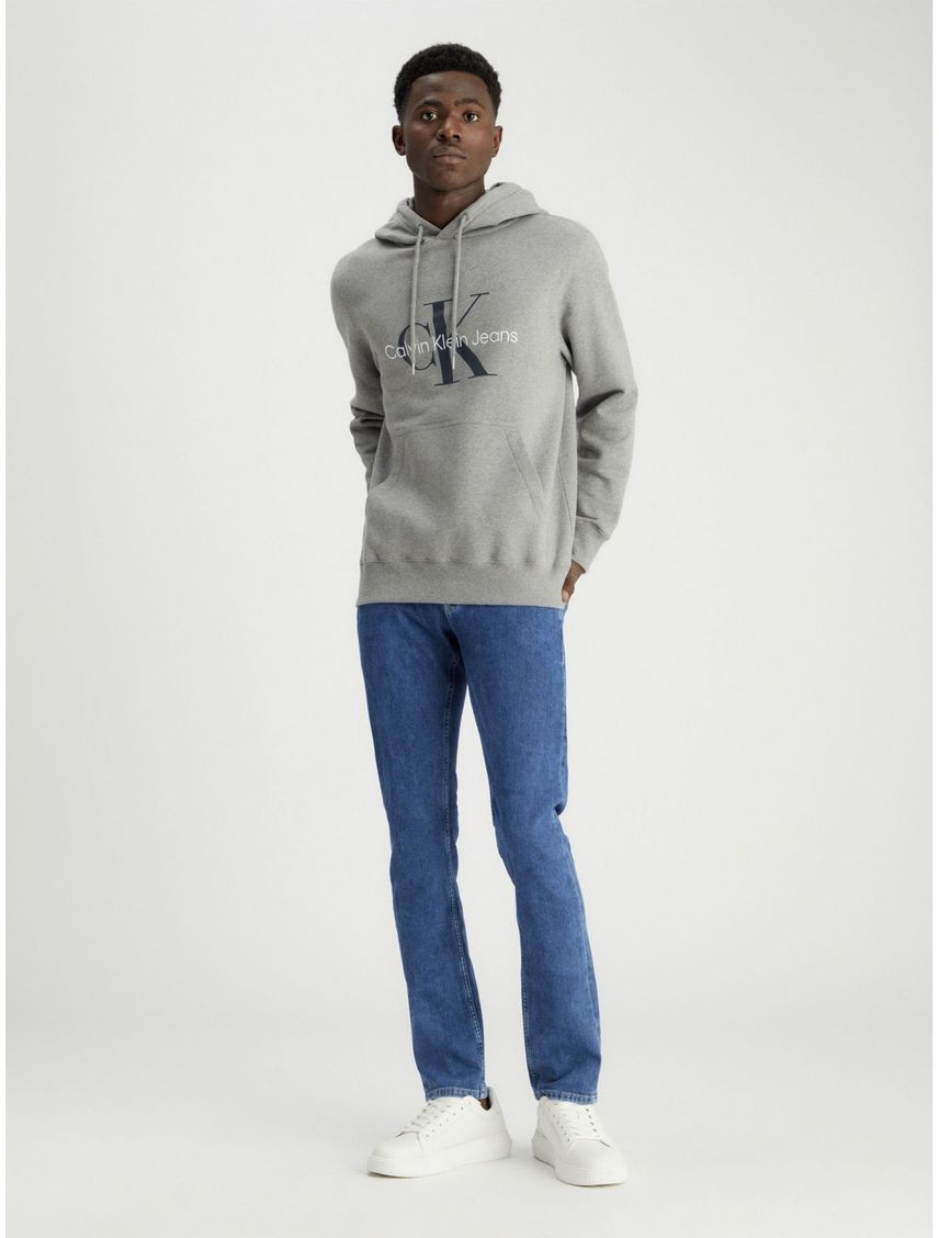 SWEATSHIRT SEASONAL MONOLOGO REGULAR HOOD CK